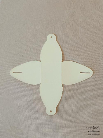 Бонбоньерка 6×6×5 см, Majestic Волшебная Свеча