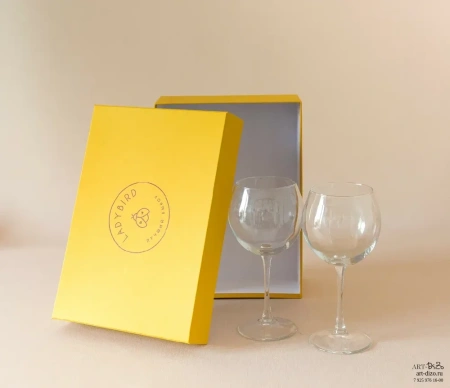  Фотография подарочная коробка крышка-дно для посуды