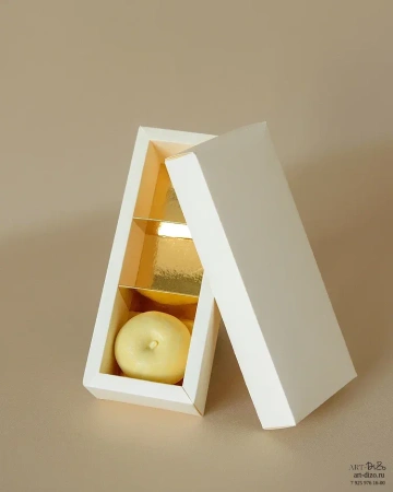  Фотография коробка с картонным ложементом для пирожных