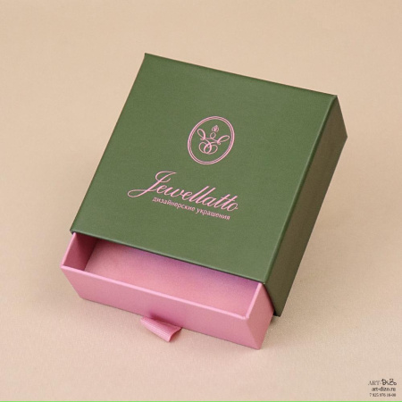  Фотография коробка-пенал для дизайнерских украшений jewellatto