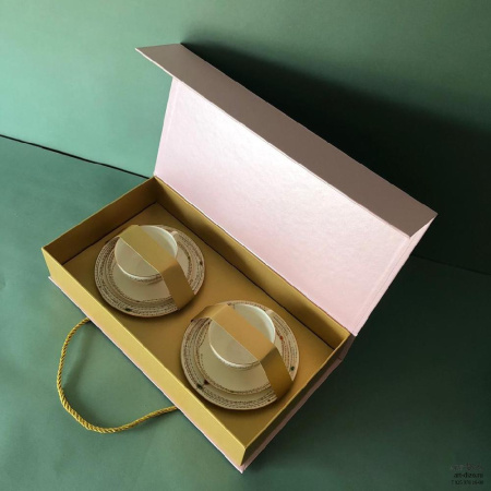  Фотография коробка для чайной пары 30×15×10 см с клапаном на магните
