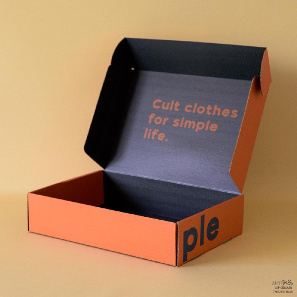  Фотография коробка самосборная «самолёт» 35×24×8 см с печатью