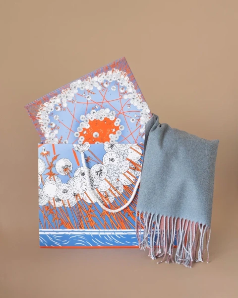  Фотография коробка крышка-дно с ярким рисунком цифровой печатью