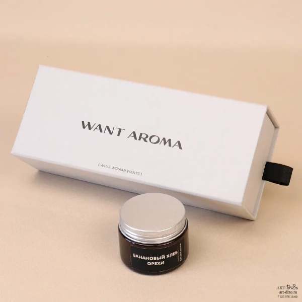  Фотография упаковка под свечи want aroma