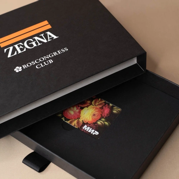 Коробка-пенал с ложементом для ZEGNA  Фотография коробка-пенал с ложементом для zegna