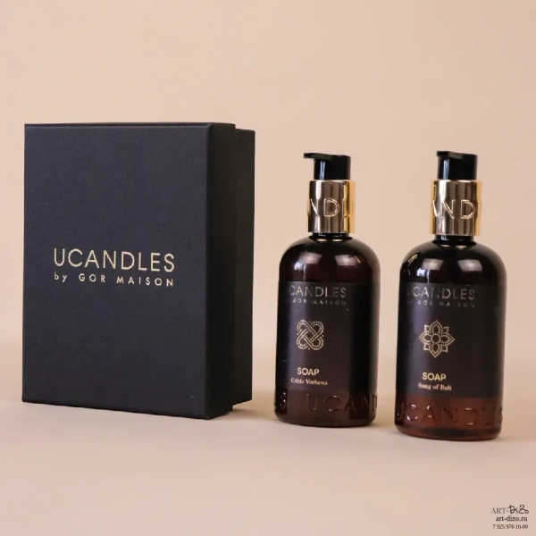  Фотография коробка для подарка аромамануфактуры ucandles