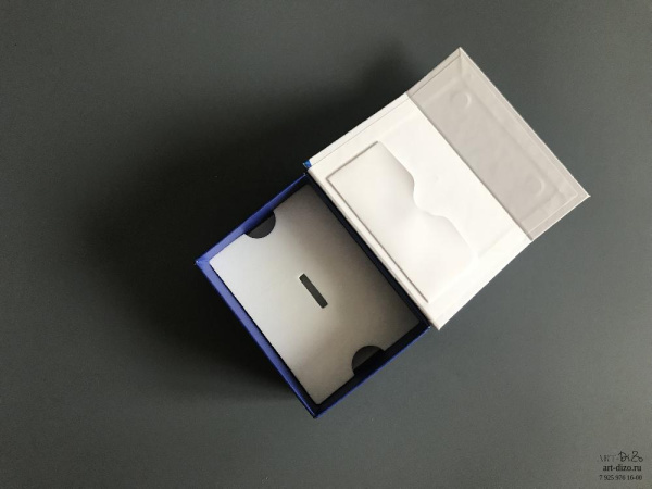 Коробка для пластиковых карт 11×8×4 см с цифровой печатью  Фотография коробка для пластиковых карт 11×8×4 см с цифровой печатью