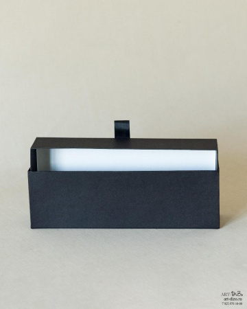 Заказать чёрные коробки с выдвижным дном