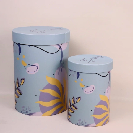  Фотография круглая коробка для бренда  "лети"