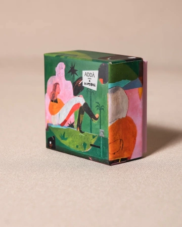  Фотография квадратная коробка крышка-дно с принтом на крышке