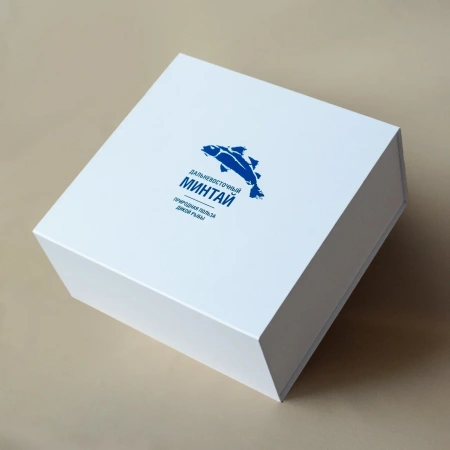  Фотография коробка книга на магнитах с логотипом и текстом