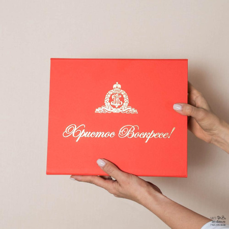 Коробка 24.5×21×4 см с откидной крышкой для конфет  Фотография коробка 24.5×21×4 см с откидной крышкой для конфет