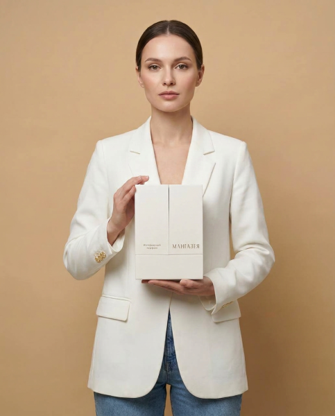  Фотография премиальная подарочная коробка на втулке с раскрывающейся крышкой и магнитной застежкой