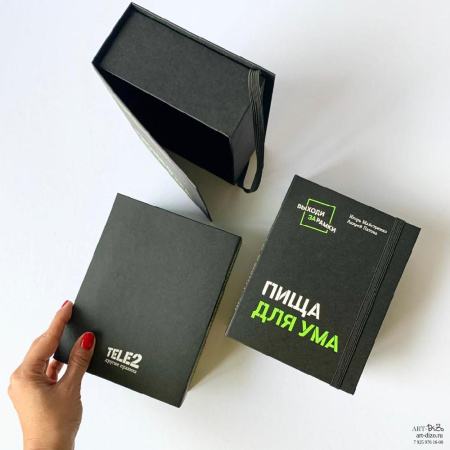  Фотография коробка на резинке 17×13×6 см под карточки