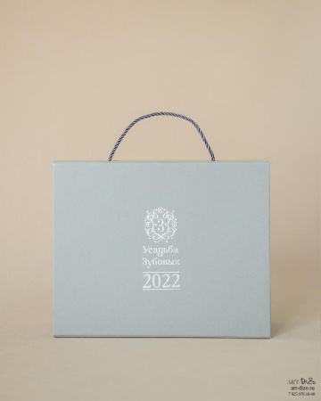 Коробка с крышкой на магните с принтом