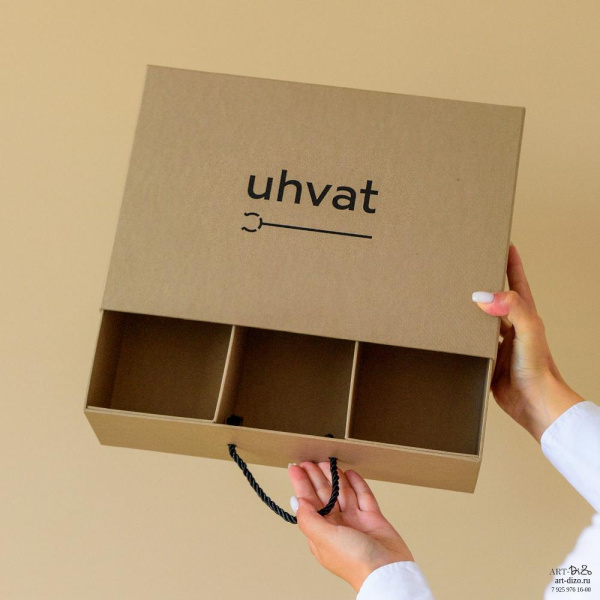  Фотография коробка-пенал 32×22×10 см с перегородками