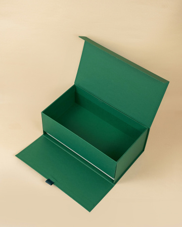  Фотография коробка с откидной крышкой новогодняя