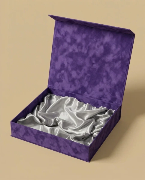 Фотография премиальная подарочная коробка-книга на магнитах с эффектной текстильной отделкой