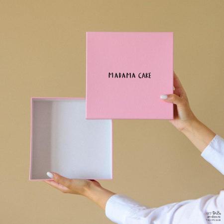  Фотография коробка 20×20×5 см с крышкой 5 см