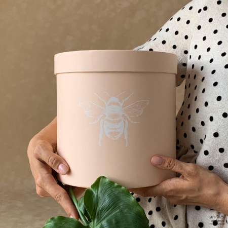 Стоимость подарочной коробки круглой 20×20 см Basic/Metallic «Шмель» 2