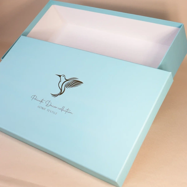  Фотография коробка крышка-дно для текстиля