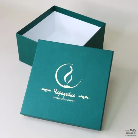  Фотография коробка крышка-дно для свечей