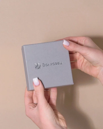 Миниатюрная коробка крышка-дно серого цвета  Фотография миниатюрная коробка крышка-дно серого цвета