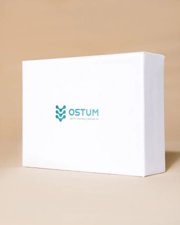 Коробка пенал белого цвета для оздоровительного центра Ostum  Фотография коробка пенал белого цвета для оздоровительного центра ostum