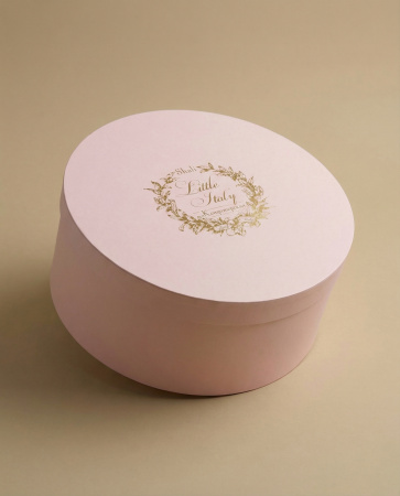  Фотография круглая коробка на втулке для конфет