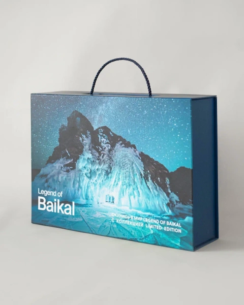  Фотография шоубокс с подсветкой для воды байкала