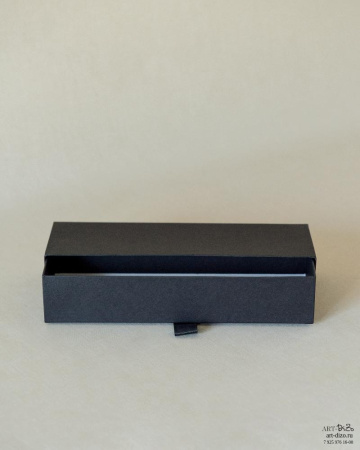 Заказать чёрные коробки с выдвижным дном