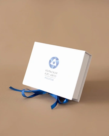  Фотография книга на лентах с ложементом под конфеты (12 ячеек) для росатом