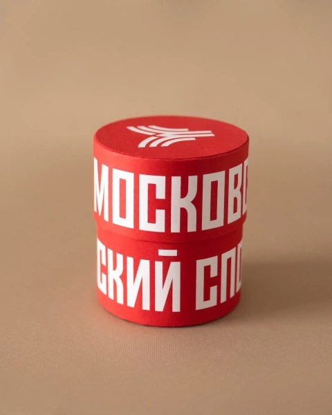 Коробка круглая 9х10 см  Фотография коробка круглая 9х10 см