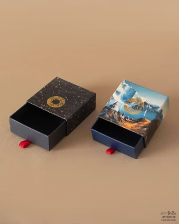  Фотография коробка-пенал для украшений с цифровым принтом