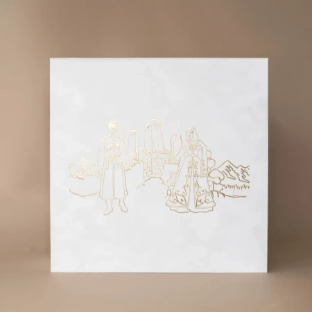  Фотография коробка на лентах 30*30*12