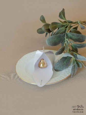 Бонбоньерка 6×6×5 см, Sirio Белый Мрамор