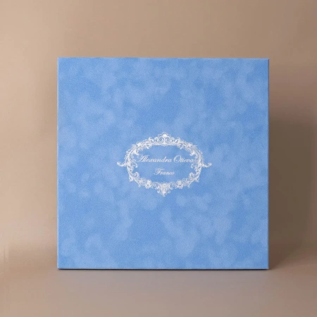  Фотография коробка крышка-дна бархатная