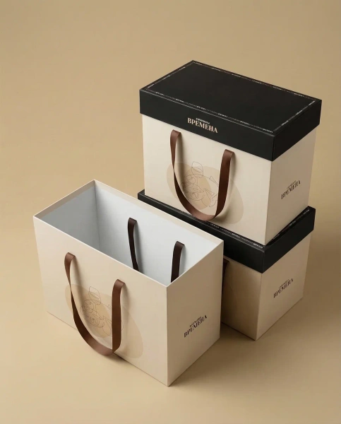  Фотография круглая подарочная коробка премиум-класса с крышкой