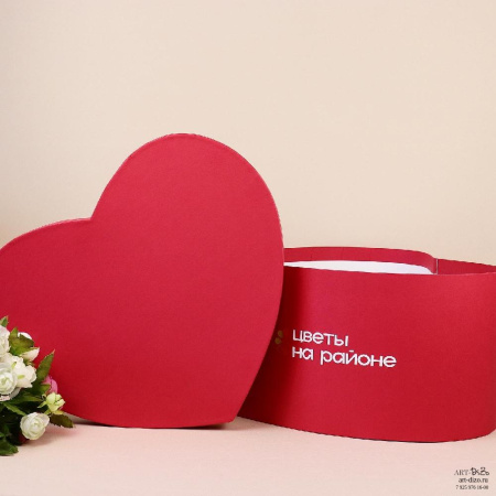  Фотография упаковка в форме сердца для цветов