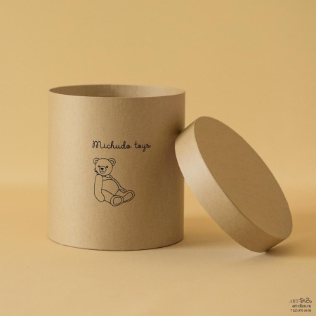  Фотография круглая коробка 17×18 см для игрушки
