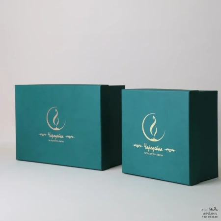  Фотография коробка крышка-дно для свечей