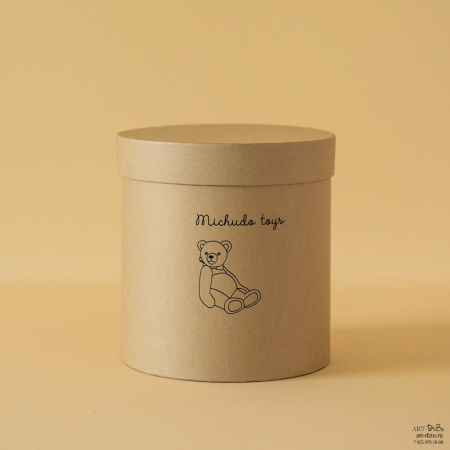  Фотография круглая коробка 17×18 см для игрушки