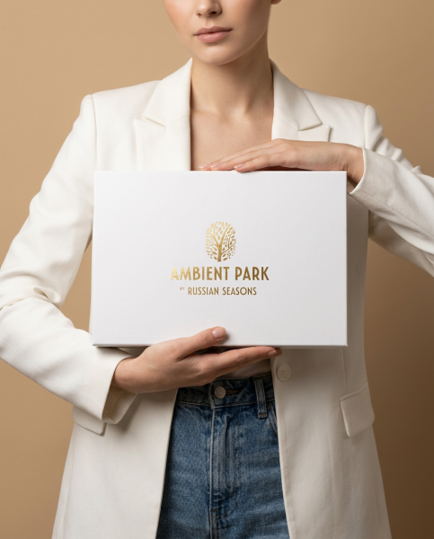  Фотография коробка «крышка-дно» с поролоновым ложементом