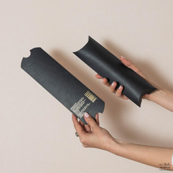 Брендированная коробка-пирожок по индивидуальным размерам – заказать в Москве