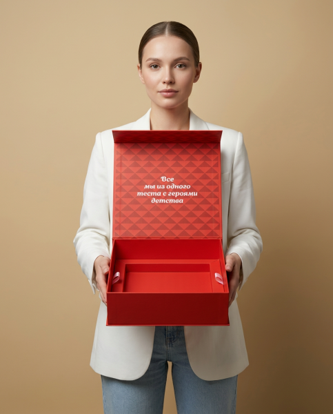  Фотография подарочная коробка для промо-продукции на магнитах