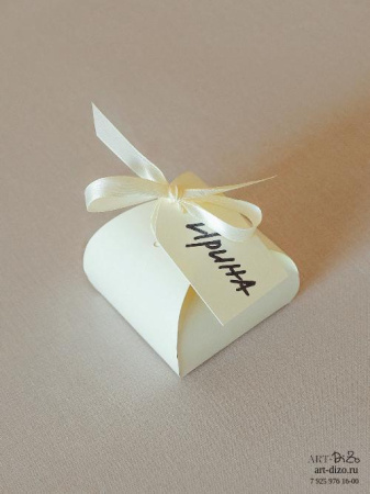 Бонбоньерка 6×6×5 см, Majestic Волшебная Свеча