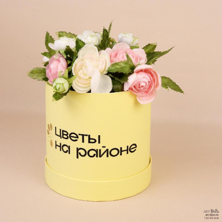  Фотография желтая упаковка для цветочного магазина