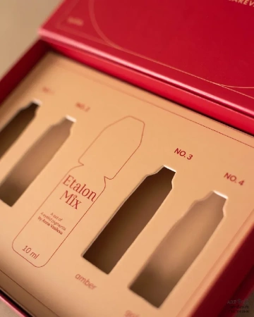  Фотография парфюмерная упаковка на магнитах для бренда albina lazareva