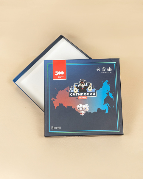  Фотография коробка крышка дно для настольных игр ситиполия