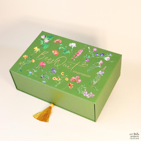  Фотография коробка-пенал для кондитерских изделий